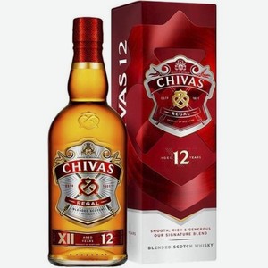 Виски ЧИВАС РИГАЛ 12 лет Scotch Blended 0.7л