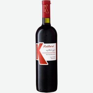 Вино Кахури Алазанская долина красное полусладкое 13% 750мл