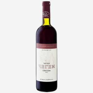 Вино Чегем красное сухое 11% 750мл