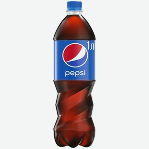 Напиток газированный Pepsi, 1 л, пластиковая бутылка
