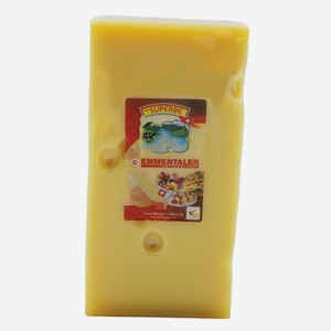 Сыр Le Superbe Emmentaler полутвердый 50%, ~1кг Швейцария