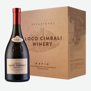 Вино тихое красное сухое Loco Cimbali MERLOT 2020 (6 шт.) 0.75 л