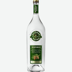 Водка Зеленая марка Кедровая 40% 700мл