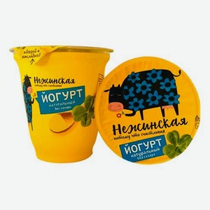 Йогурт Нежинская МФ Натуральный 3,5%, 290г 