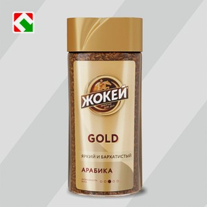 Кофе растворимый сублимированный  ЖОКЕЙ Gold , 95г, с/б