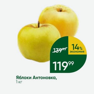 Яблоки Антоновка, 1 кг