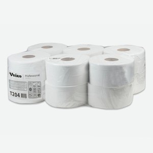 Туалетная бумага Veiro Professional Comfort двухслойная белая 12 шт