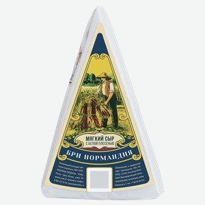 Сыр Бри Нормандия АТОН 50-60%, 0.1кг