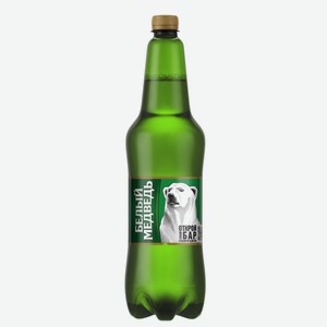 Пиво Белый Медведь светлое фильтрованное, 5%, 1.15 л, пластиковая бутылка