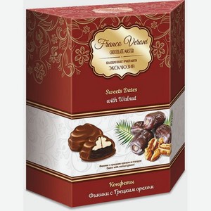 Шоколадные конфеты  сухофрукты с орехами  Финик 200гр.
