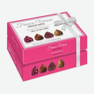 Шоколадные конфеты Франко Верони  Эксклюзив  сундучок розовый 125гр.