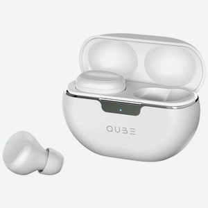 Беспроводные наушники с микрофоном QUB QTWS8WHT True Wireless White