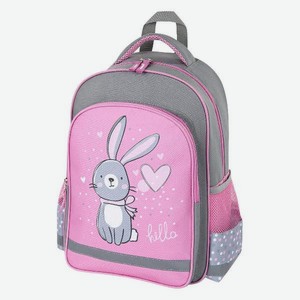Рюкзак Пифагор School Adorable Bunny, 1 отделение, 3 кармана, 38x28х14 см (270654)