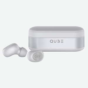 Беспроводные наушники с микрофоном QUB QTWS6WHT True Wireless