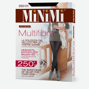 Колготки женские MINIMI Multifibra 250 den nero, р 4