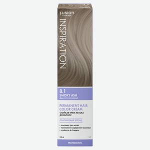 Крем-краска стойкая для волос Concept Fusion 8.1 Fusion Дымчато-пепельный Smoky Ash, 100 мл