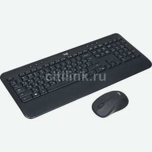 Комплект (клавиатура+мышь) Logitech MK540 Advanced, USB, беспроводной, черный [920-008686]