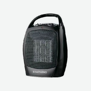Тепловентилятор керамический StarWind SHV2005, 1600Вт, с термостатом, 2 режима, черный, серый