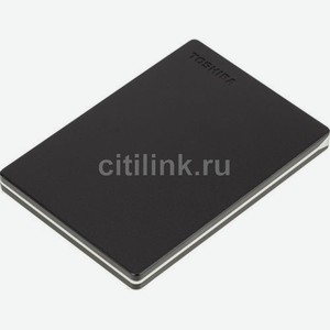 Внешний диск HDD Toshiba Canvio Slim HDTD310EK3DA, 1ТБ, черный