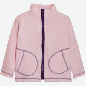 Куртка детская (флис) р.122-64 цв.нежно розовый арт.62261