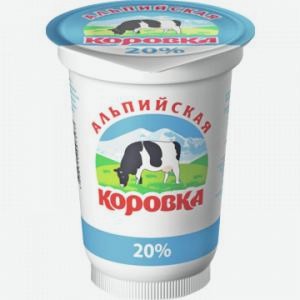 Продукт молокосодержащий АЛЬПИЙСКАЯ КОРОВКА 20%, 400г