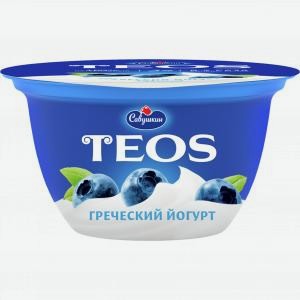 Йогурт САВУШКИН ПРОДУКТ черника, греческий 2%, 140г