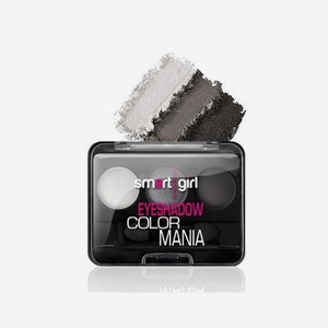 Тени для век Belor Design Smart Girl Color Mania, тон 031 Серый