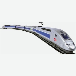 Железная дорога, поезд Mehano TGV POS с ландшафтом