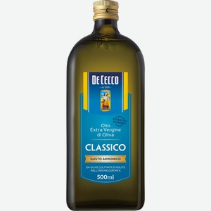 Масло оливковое DE CECCO Н/рафин (классик), Италия, 500 мл