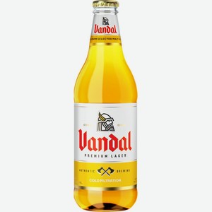 Пиво светлое VANDAL фильтр. пастер. алк.5,5% ст., Россия, 0.45 L