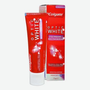 Зубная паста Colgate Optic White Восстановление и отбеливание 75 мл