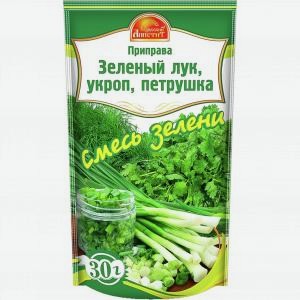 Приправа РУССКИЙ АППЕТИТ смесь зелени, 30г
