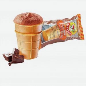 Мороженое Лакомство КОЛИБРИ стак. шоколадный, 70г