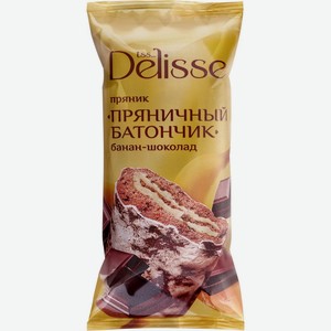 Пряник DELISSE Пряничный батончик банан-шоколад, Россия, 90 г