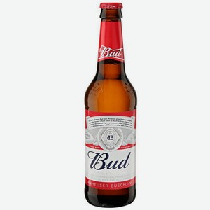 Пиво Bud светлое 5% 0,44л