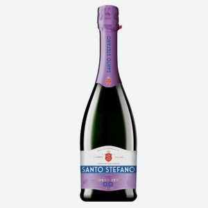 Напиток винный безалкогольный Santo Stefano Rosso красное сухое, 0.75л Россия