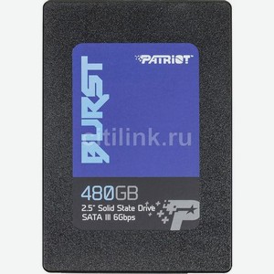 SSD накопитель Patriot Burst PBU480GS25SSDR 480ГБ, 2.5 , SATA III
