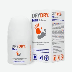 Дезодорант DRY-DRY Средство от потоотделения для мужчин, 50 мл