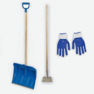 Набор инструментов Prosperplast лопата для снега, перчатки и ледоруб