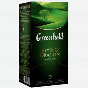 Чай Гринфилд зеленый Флаинг Драгон 25 пакетиков
