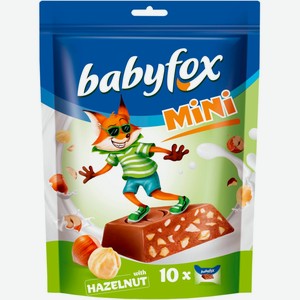 Шоколад BABYFOX молочный с фундуком, Россия, 120 г