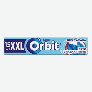 Жевательная резинка Orbit XXL сладкая мята 20,4 г