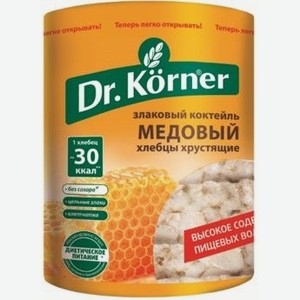 Хлебцы Dr. Korner злаковый коктейль медовые 100гр