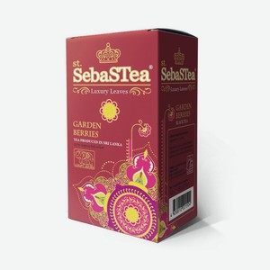 Чай <SebasTea> черный ассорти фрук аром саше 25пак*1,5гр 37,5г кор Россия