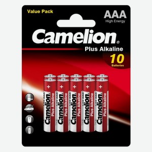 Батарейка алкалиновая (щелочная) Camelion AAA BL10 LR03