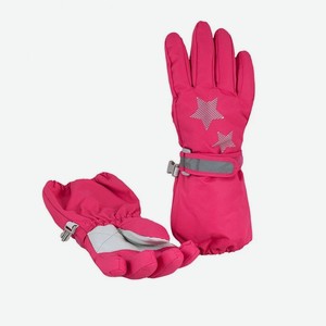 Перчатки для девочки Чудо-кроха р.4-6 лет цв.ярко-розовый арт.G-110