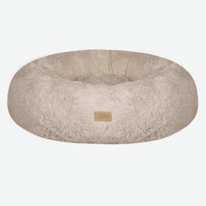 Lelap когтеточки и лежаки плюшевая лежанка-пуфик  Аверон , 80×80×25 см, кремовый (1,2 кг)