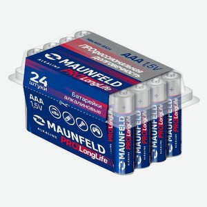 Батарейка алкалиновая (щелочная) Maunfeld MBLR03-BX24 AAA 24 шт.