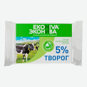 Творог мягкий ЭкоНива 5% БЗМЖ 180 г