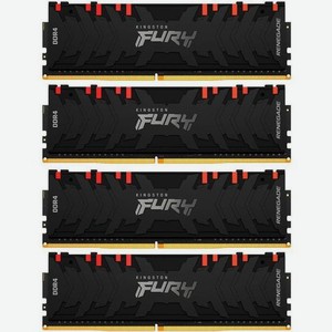Оперативная память Kingston Fury Renegade RGB KF436C16RB1AK4/64 DDR4 - 4x 16ГБ 3600МГц, DIMM, Ret
